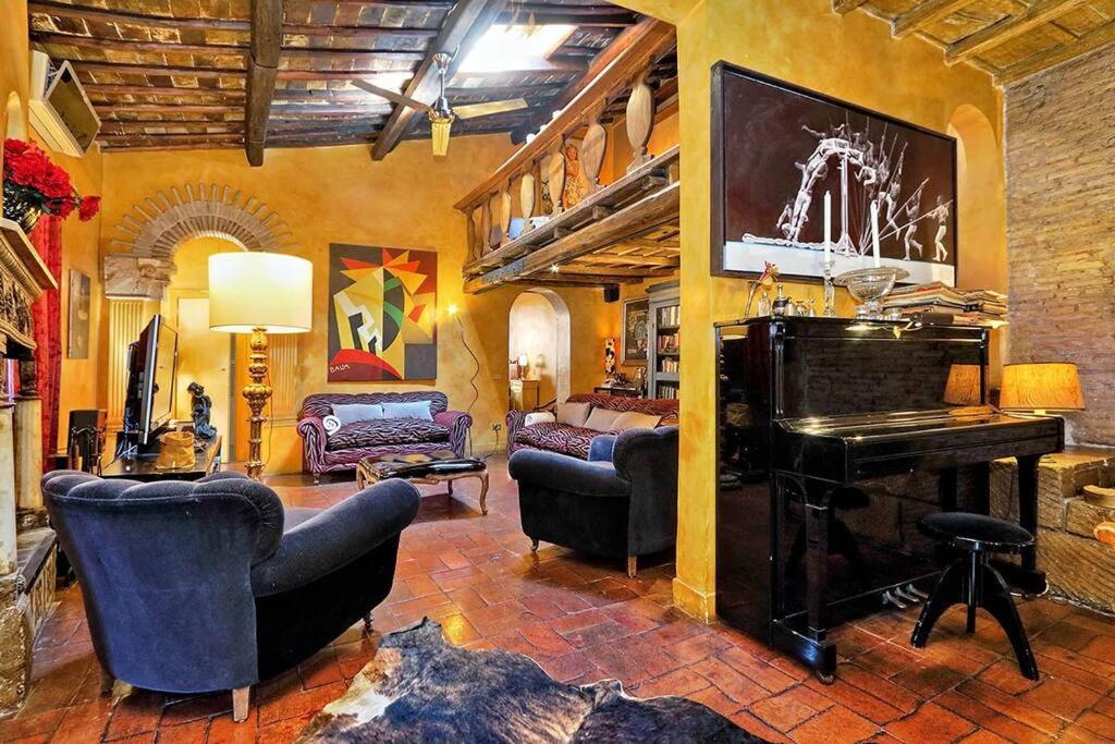 Spectacular Luxury Flat In Trastevere Roma Esterno foto