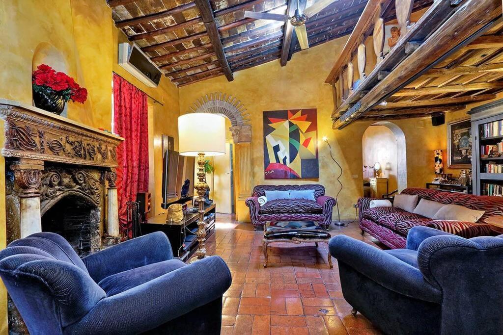 Spectacular Luxury Flat In Trastevere Roma Esterno foto